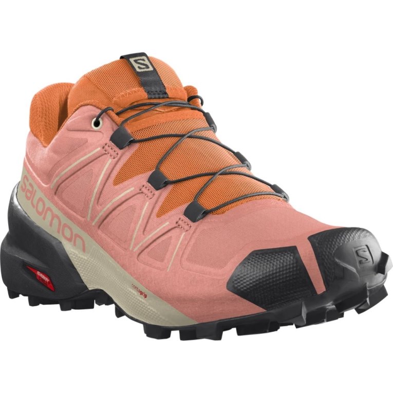 Pink / Orange Salomon Speedcross 5 Women's Trail Running Shoes | PH 13524J